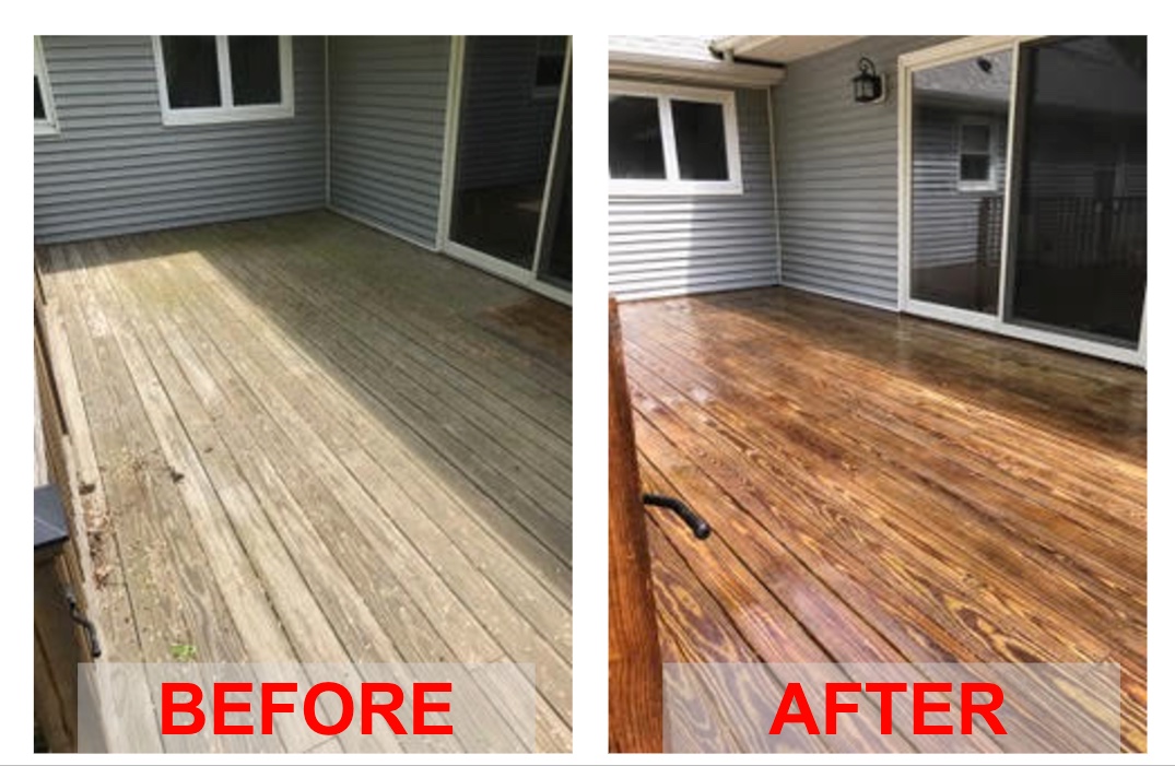 Deck cleaning